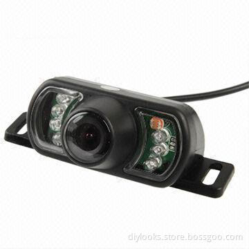 2.4G Wireless DVD Car Rear View Night Vision Reversing Backup Camera with 7 LED